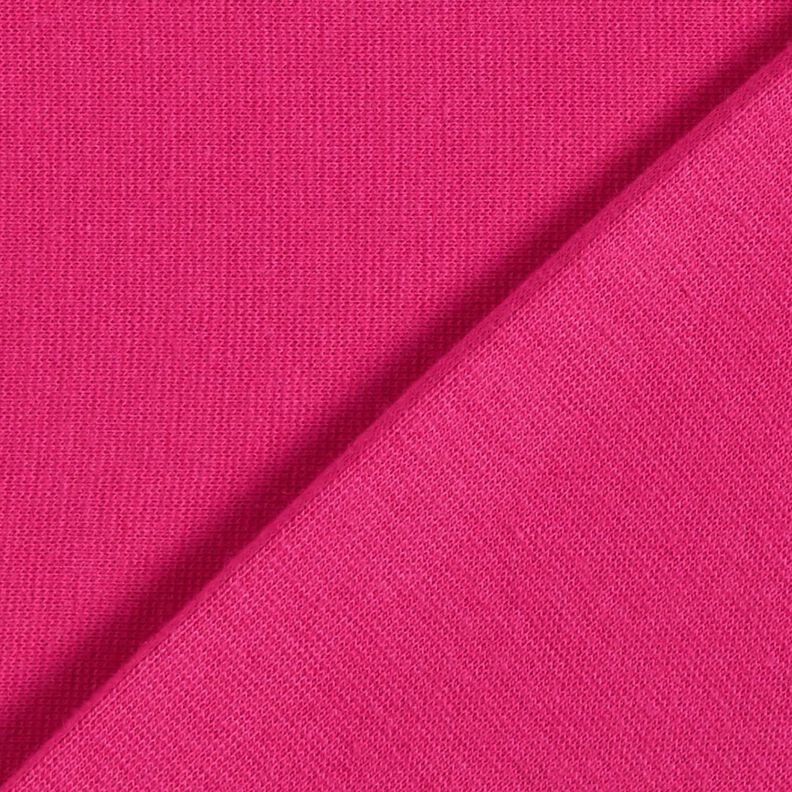 Bündchenstoff Uni – intensiv pink, image number 3