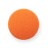 Bezogener Knopf, Classic Poly – orange,  thumbnail number 1