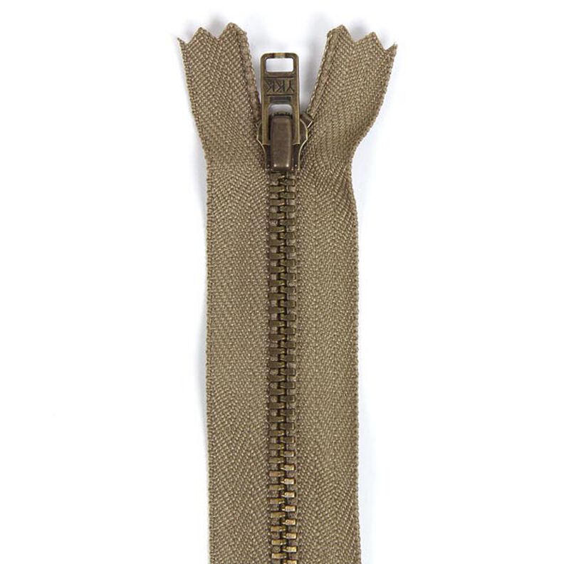 Reißverschluss nicht teilbar| Metall antik (563),  image number 1
