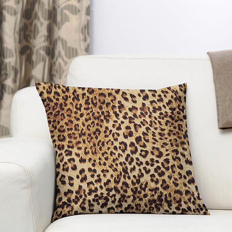 Jacquard Gobelin  Leopard – beige,  image number 5