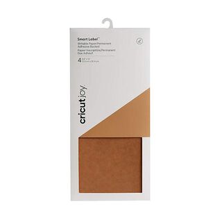 Cricut Smart Label Schreibpapier 4er-Pack [13,9x30,4 cm] | Cricut – braun, 