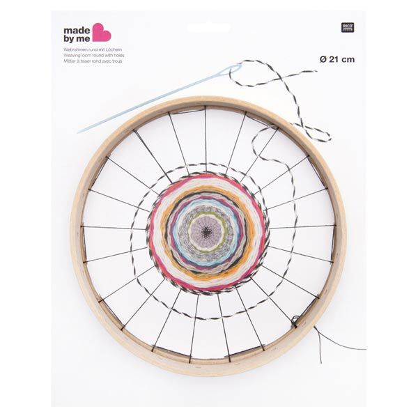 Webrahmen mit Löchern, 21 cm Ø | Rico Design, image number 1