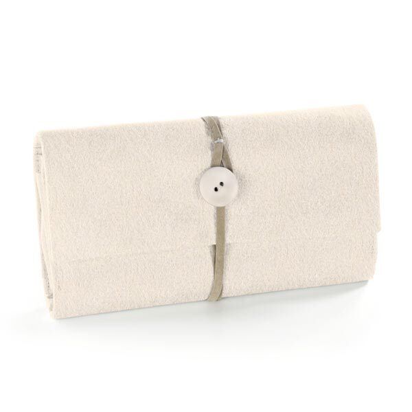 Filz 90cm / 3mm stark – hellbeige | Reststück 50cm