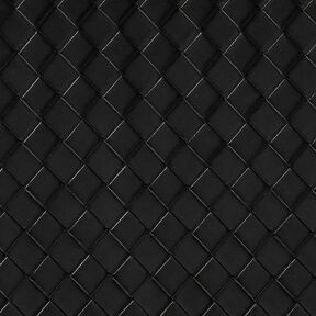 Kunstleder geflochten | Katia Fabrics – schwarz, 
