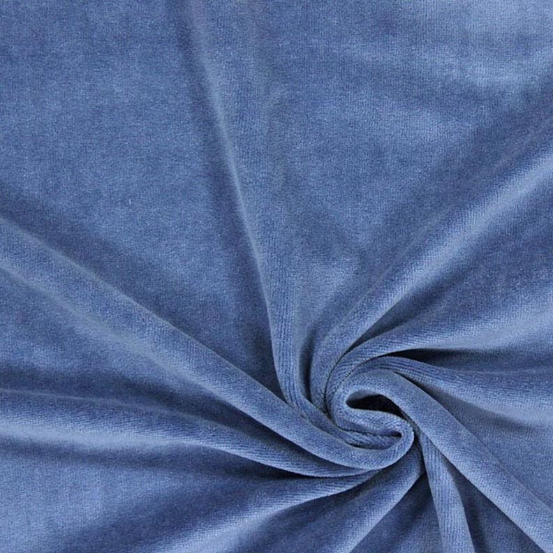 Nicki Stoff Uni – stahlblau, image number 1