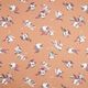 Seiden-Chiffon gemalte Blumen – braun,  thumbnail number 1