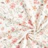 Rippenjersey süsse Blumenwiese Digitaldruck – wollweiss | Reststück 100cm,  thumbnail number 3