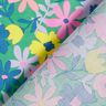 Beschichtete Baumwolle Pastellblumen | Poppy Fabrics – grasgrün/rosa,  thumbnail number 5