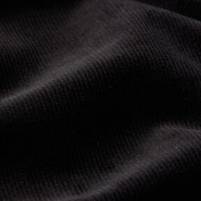 Feincord Stretch – schwarz, 