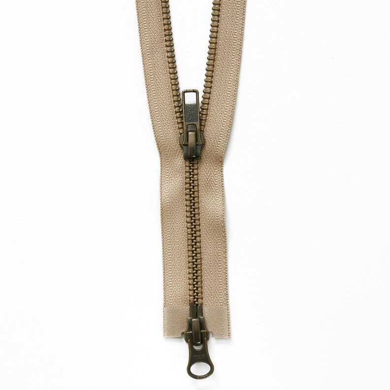 Zweiwege Reißverschluss teilbar | Metall gold (573) | YKK, image number 1