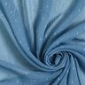 Chiffon Dobby Metallic Nadelstreifen – brilliantblau/silber metallic,  thumbnail number 3
