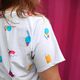 Baumwolljersey abstrakte Formen | DIY Eule – weiss – Muster,  thumbnail number 7