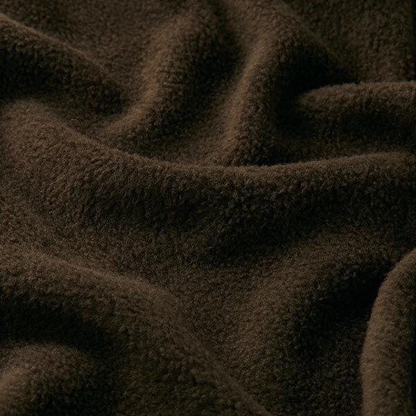Antipilling Fleece – dunkelbraun,  image number 2