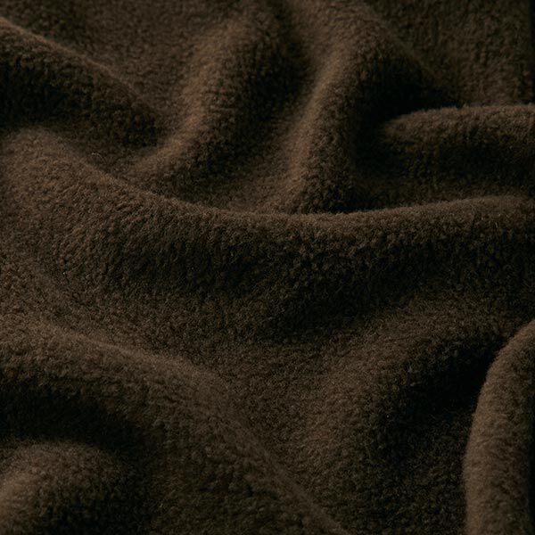 Antipilling Fleece – dunkelbraun | Reststück 100cm