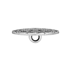 Metallknopf Trachten 1 – silber metallic, 