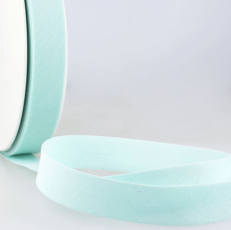 Schrägband Polycotton [20 mm] – hellmint,  image number 1
