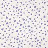 Sommersweat Herzen | Poppy Fabrics – elfenbein/flieder,  thumbnail number 1