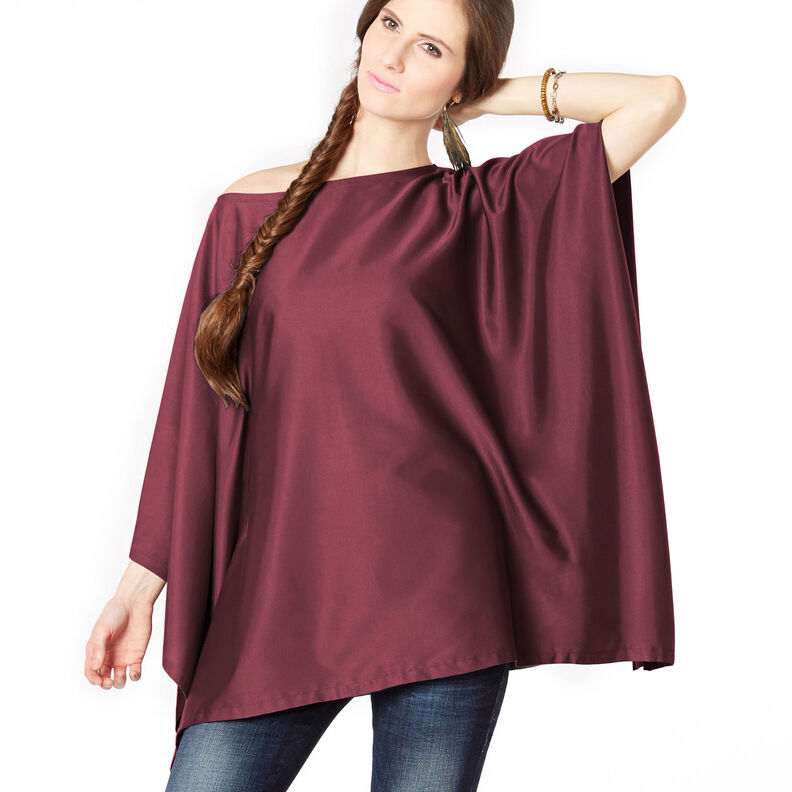 Mikrofaser Satin – bordeauxrot,  image number 7