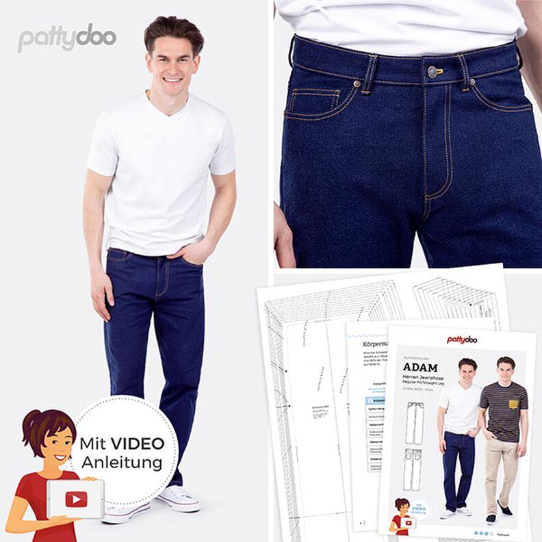 Jeans Adam | Pattydoo | 42-64,  image number 1