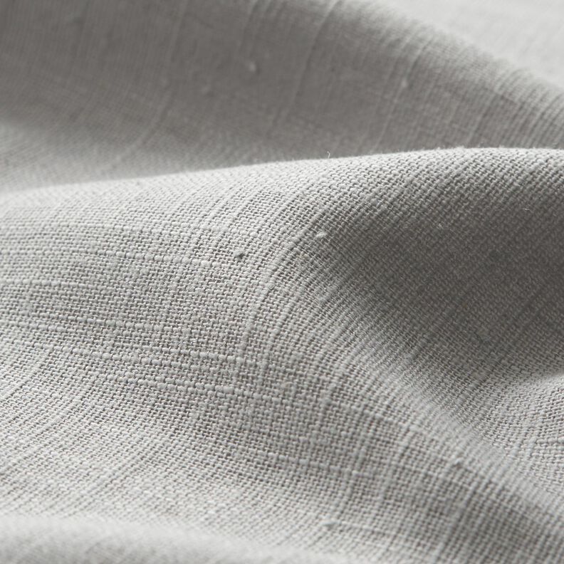 Leinenstoff Ramie-Mix medium – silber, image number 2