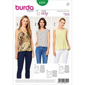 Top | Burda 6501 | 34-46, 