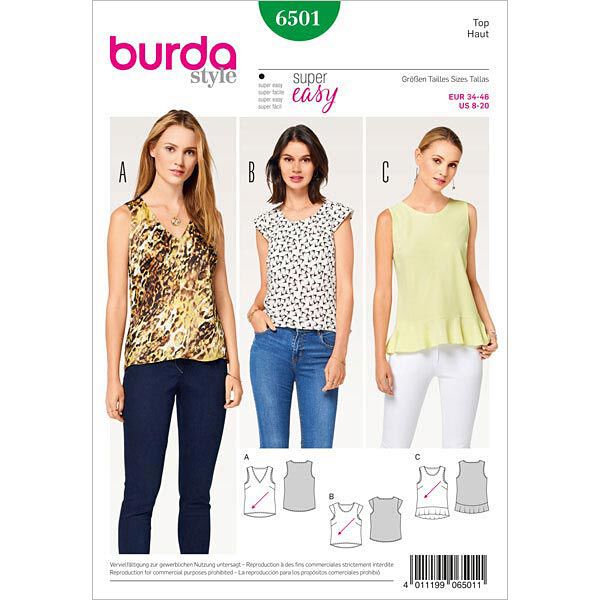 Top | Burda 6501 | 34-46