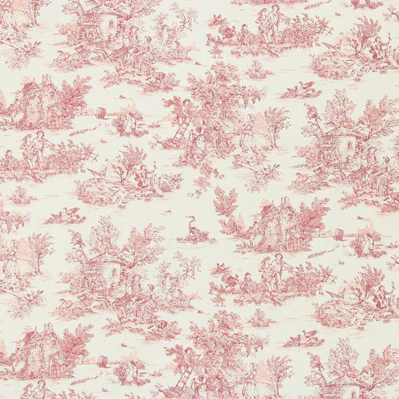 Baumwollstoff kleine Pastorale 280 cm – rot,  image number 1