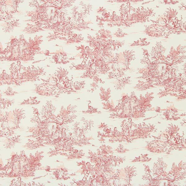 Baumwollstoff kleine Pastorale 280 cm – rot,  image number 1