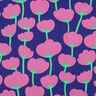 LENZING™ ECOVERO™ Viskosestoff Poppies | Nerida Hansen – marineblau/pink,  thumbnail number 1