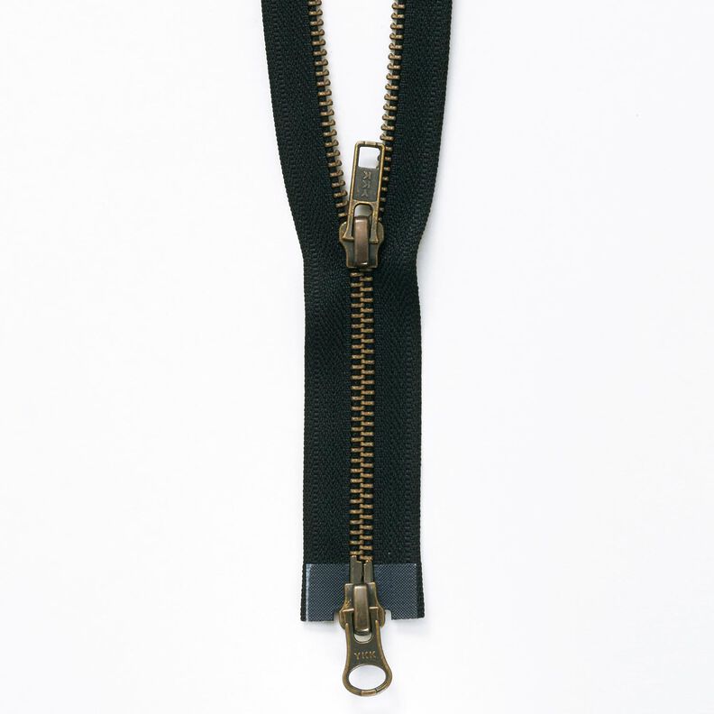 Zweiwege Reißverschluss teilbar | Metall gold (580) | YKK, image number 1