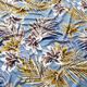 Viskosejersey Tropenpflanzen – stahlblau,  thumbnail number 2