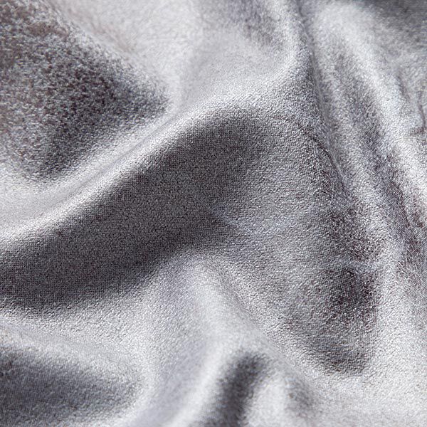Stretch Velour Vintage look – hellgrau, image number 2