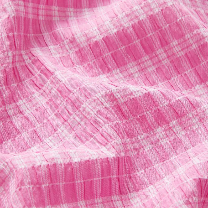 Seersucker gemischte Streifen – rosa/weiss, image number 2