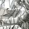 Viskose-Leinen-Mix Tropenpflanzen – wollweiss/schwarz,  thumbnail number 2