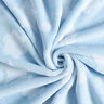 Kuschelfleece Sterne und Blumen – hellblau,  thumbnail number 3