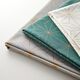 Dekostoff Canvas Artdecosterne – petrol/gold,  thumbnail number 5