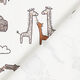 Baumwolljersey Steppentiere und Regenbögen – weiss,  thumbnail number 4
