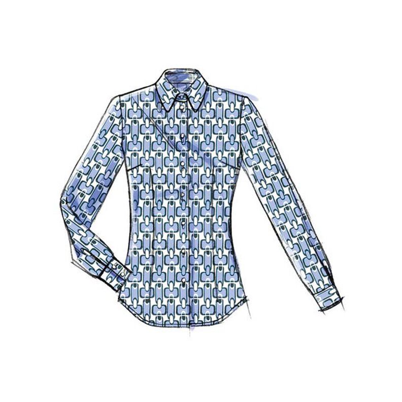 Bluse | Vogue V8772,  image number 9
