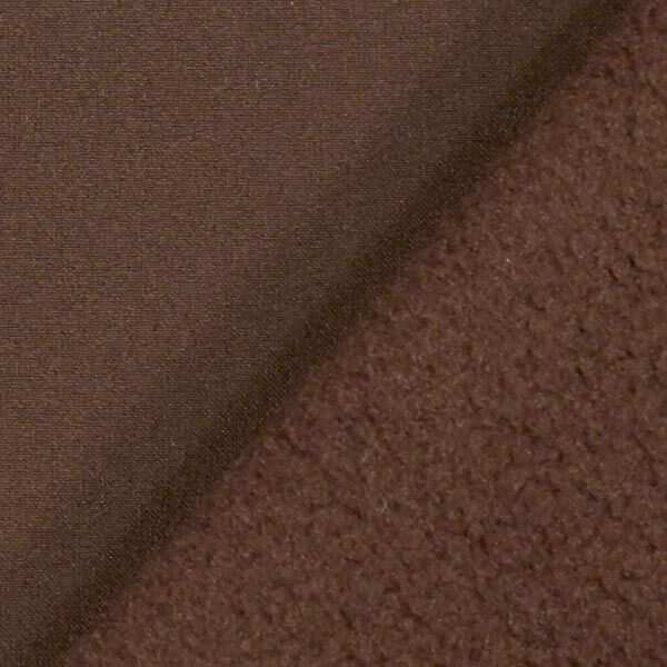 Softshell Uni – dunkelbraun | Reststück 50cm