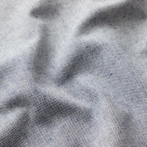 Dekostoff Halbpanama Buntgewebe – indigo/natur, 