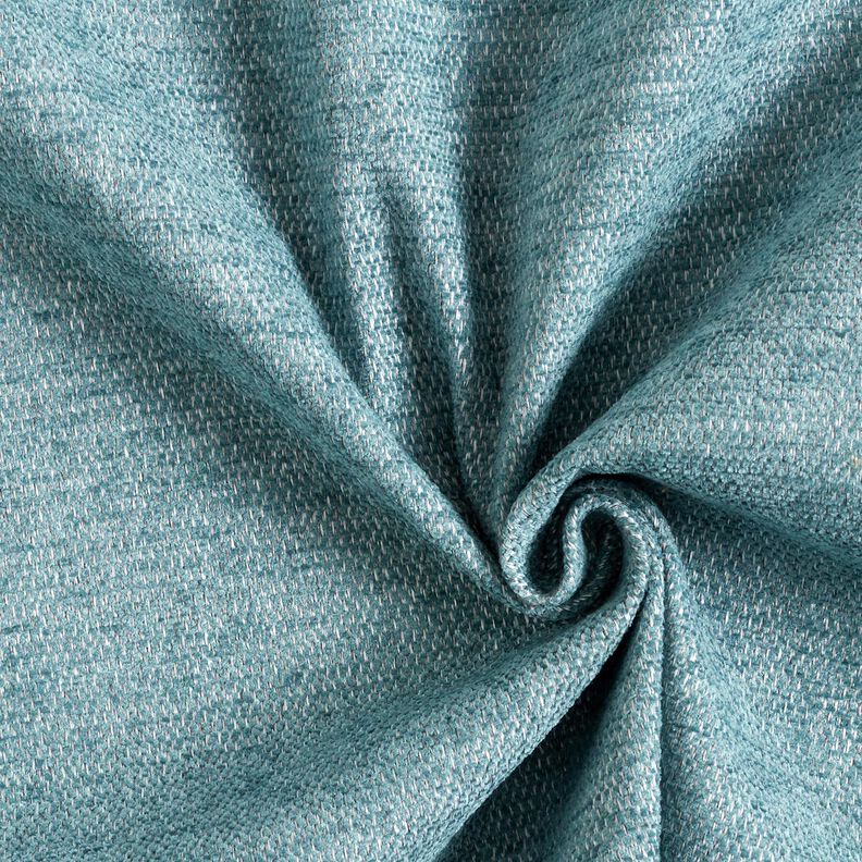 Polsterstoff Chenille Melange – hellpetrol/silbergrau, image number 1