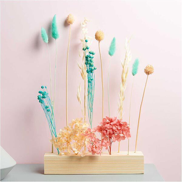 Trockenblumen Set [ 30 cm ] | Rico Design – türkis,  image number 2