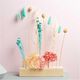 Trockenblumen Set [ 30 cm ] | Rico Design – türkis,  thumbnail number 2