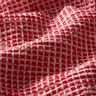 Bouclé Baumwoll-Mix Struktur – rot/weiss,  thumbnail number 2