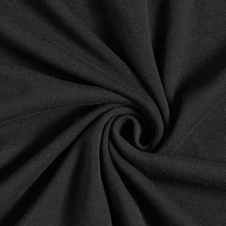 Alpenfleece Kuschelsweat Uni – schwarz,  image number 1