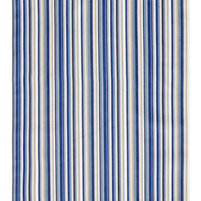 Outdoor Liegestuhlstoff Längsstreifen 44 cm – indigo/beige, 
