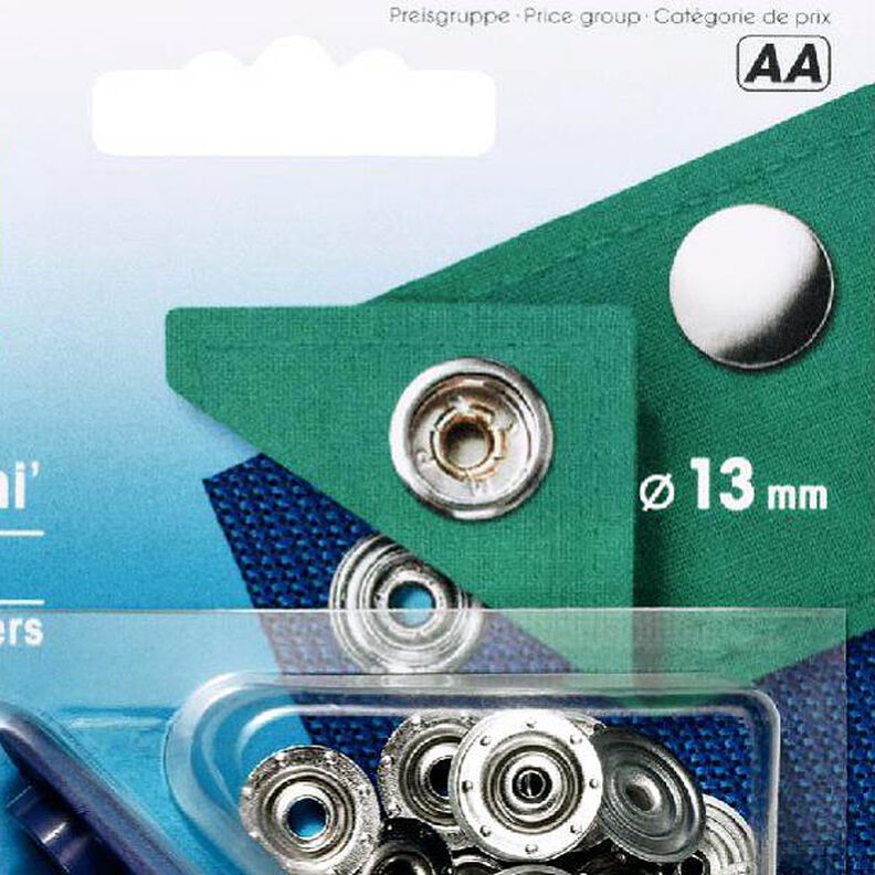 Druckknöpfe Sport Mini [Ø 13 mm] - silber metallic| Prym,  image number 2
