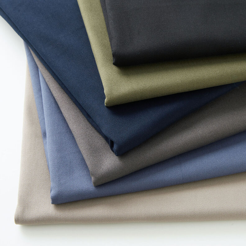 Baumwollköper Stretch – dunkeltaupe, image number 4