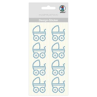 Design Sticker Baby Boy [ 8 Stück ] – blau, 