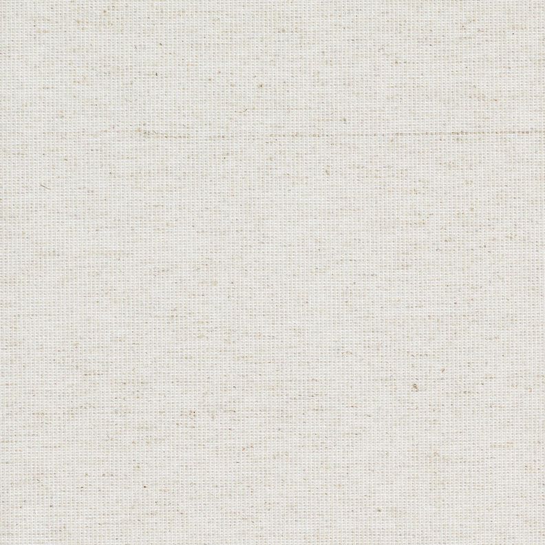 Dekostoff Canvas Leinen-Mix – weiss/natur,  image number 5